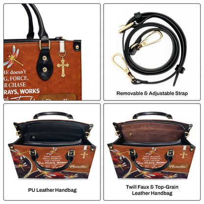 Faith-Inspired - Personalized Leather Handbag for Women GMJSLB200084