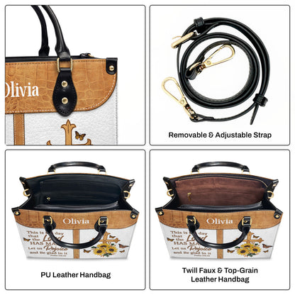 Faith-Inspired Gift - Personalized Leather Handbag GMJSLB200081