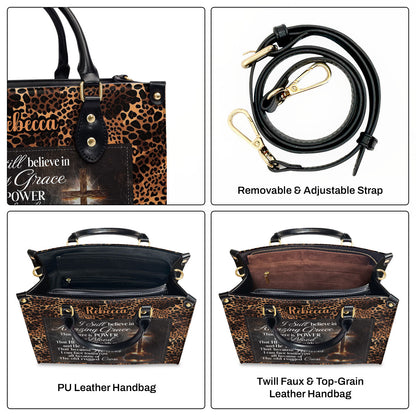Faith-Inspired - Personalized Leather Handbag GMJSLB200020