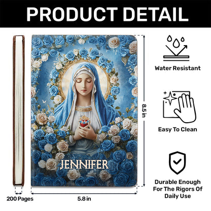 Heavenly Grace - Personalized Leather Cover Notebook GMJSNB200103