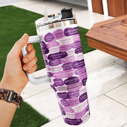 What God Says About You - Personalized Tumbler