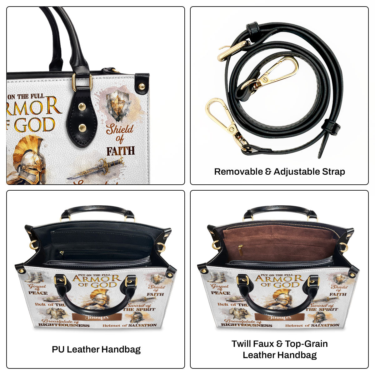 Faith-Based Gift - Personalized Leather Handbag GMJSLB200010
