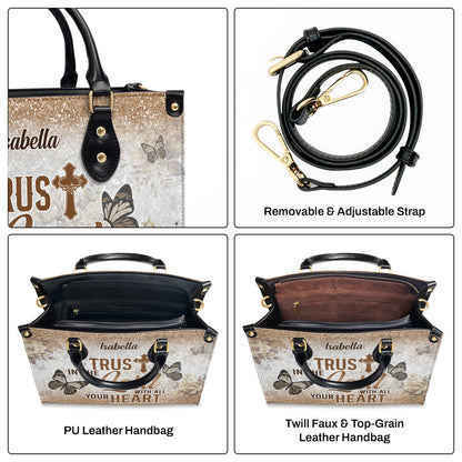 Trust In The Lord - Personalized Leather Handbag GMJSLB200021