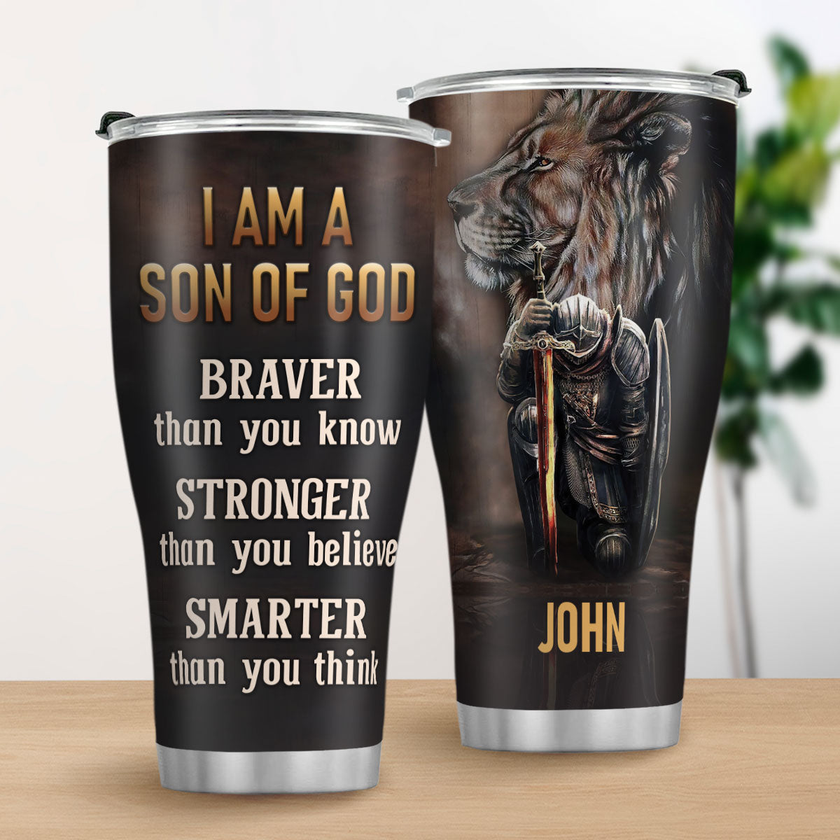Son Of God - Personalized Stainless Steel Tumbler