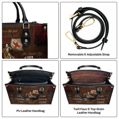 Faithful Christian - Personalized Leather Handbag GMJSLB200023
