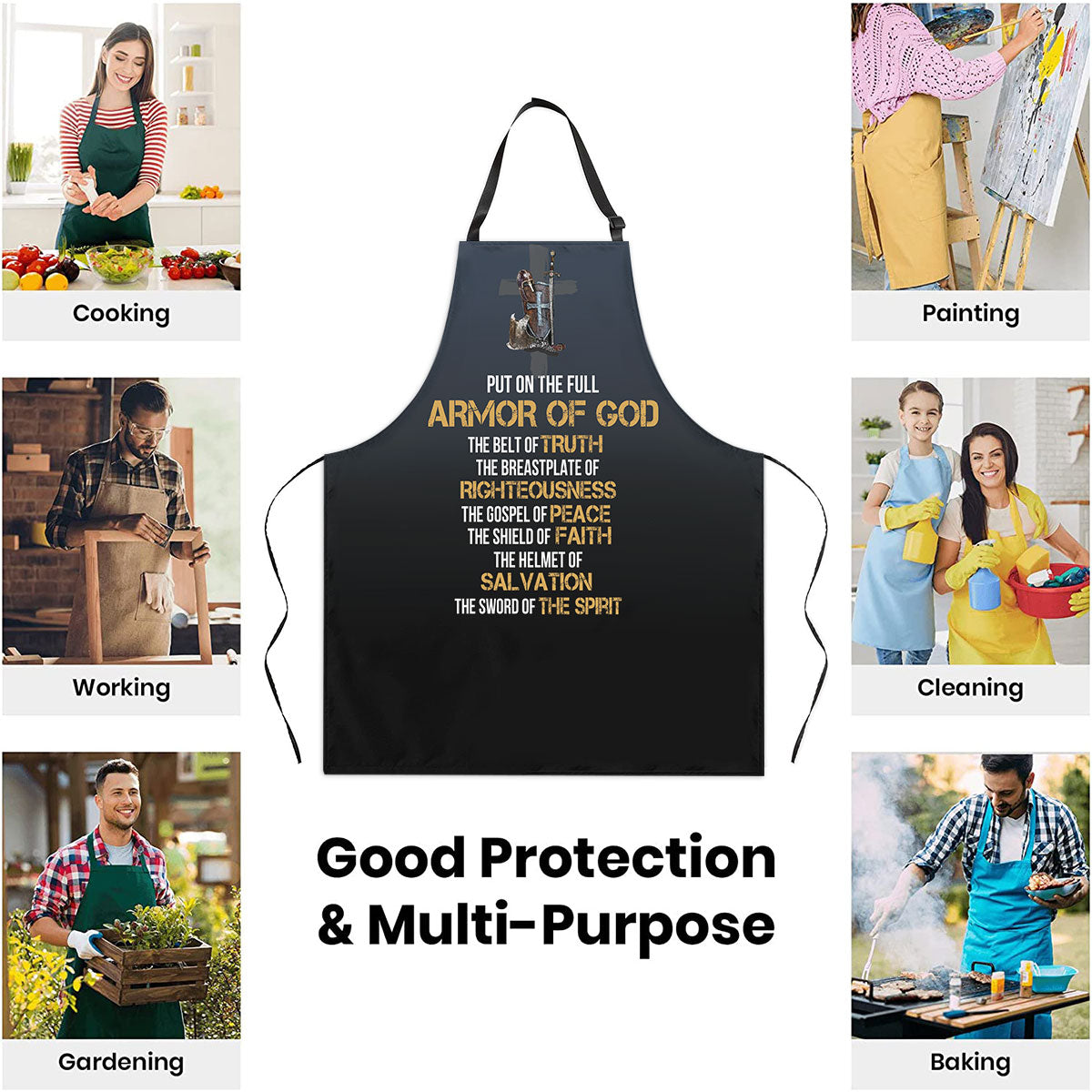 Full Armor of God - Faithful Kitchen Apron