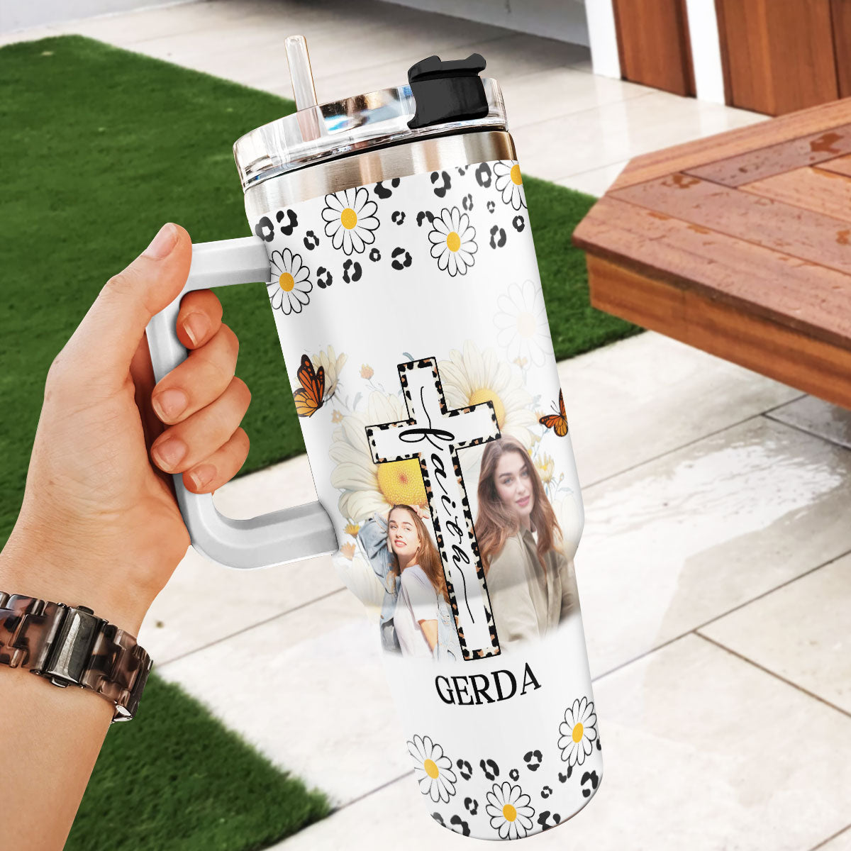 Be Still And Know That I Am God - Personalized Stainless Steel Tumbler