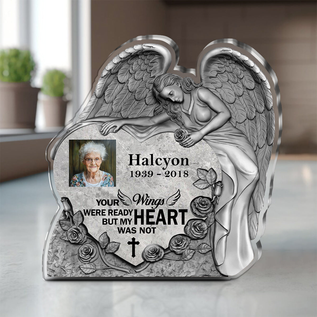 Your Wings Were Ready - Memorial Acrylic Plaque GAPJS10297