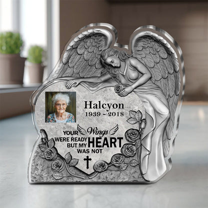Your Wings Were Ready - Memorial Acrylic Plaque GAPJS10297