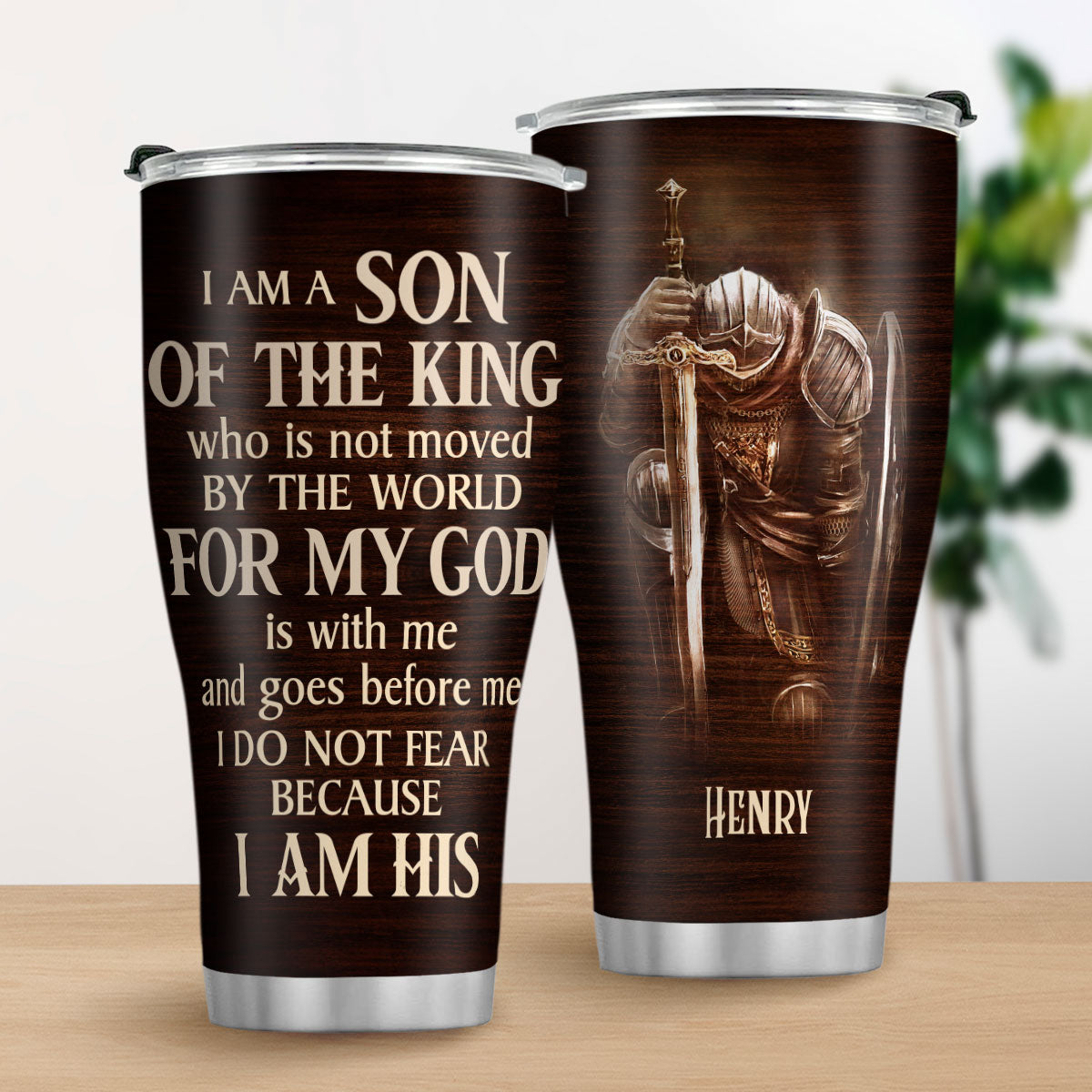 Faith Quote - Personalized Stainless Steel Tumbler