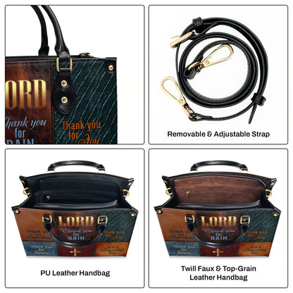 It's A Beautiful Day - Personalized Leather Handbag GMJSLB200024