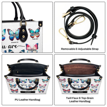 Inspirational Butterfly Design - Personalized Leather Handbag GMJSLB200024