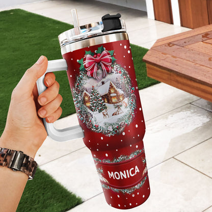 Jesus Is Reason For The Season - Personalized Stainless Steel Tumbler