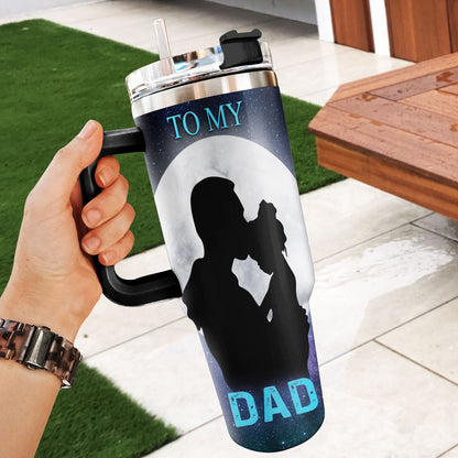 Sentimental Dad Gift - Personalized Stainless Steel Tumbler