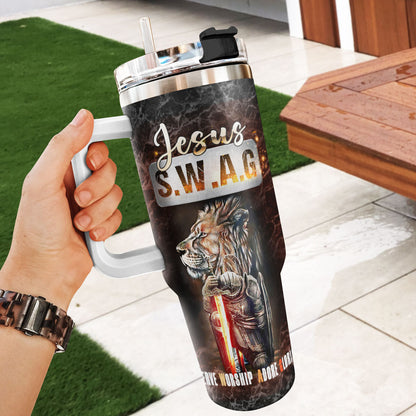 Faith Quote - Personalized Stainless Steel Tumbler 20oz