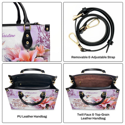 I Have Called You By Your Name - Personalized Leather Handbag GMJSLB200027