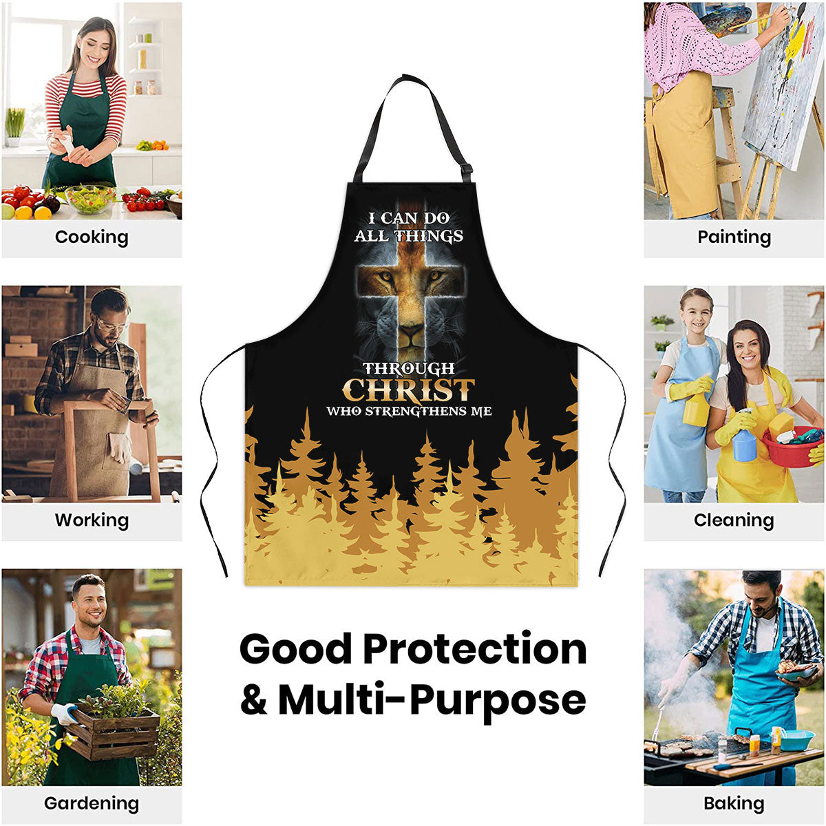 I Can Do All Things - Personalized Apron for Women