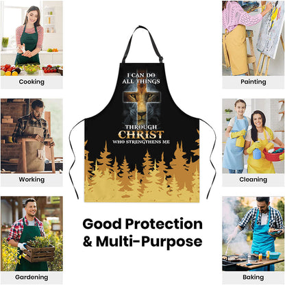 I Can Do All Things - Personalized Apron for Women