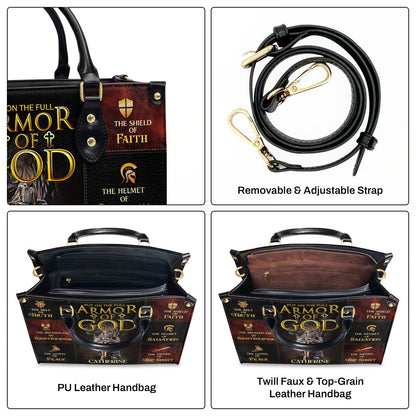Armor of God - Personalized Leather Handbag - Gift for Women GMJSLB200015