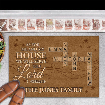 Bible Verse - Personalized Doormat for Christian Homes