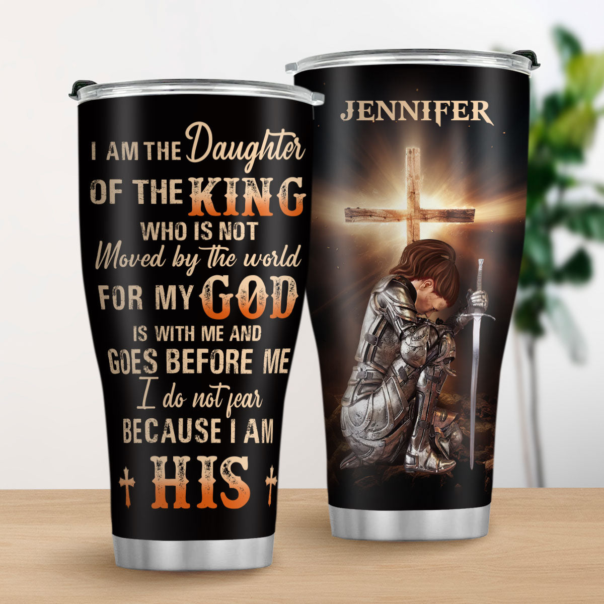 Daughter Of The King - Personalized Stainless Steel Tumbler