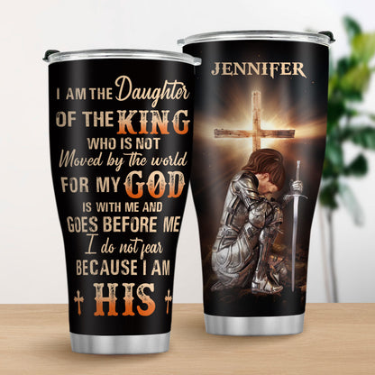 Daughter Of The King - Personalized Stainless Steel Tumbler