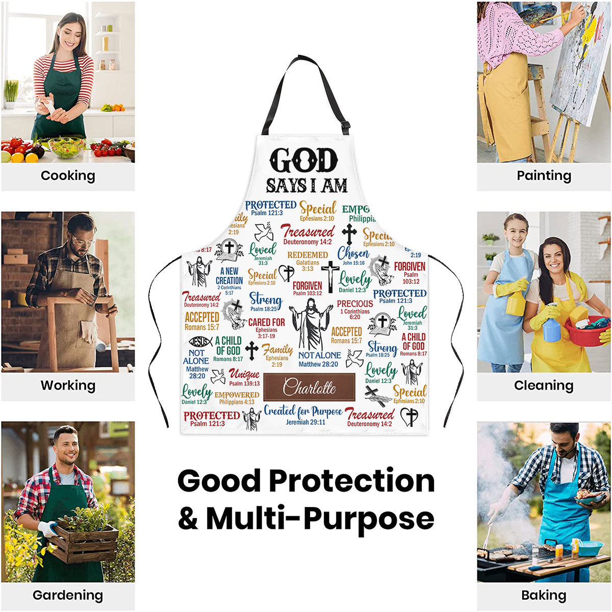 What God Says About You - Personalized Kitchen Apron
