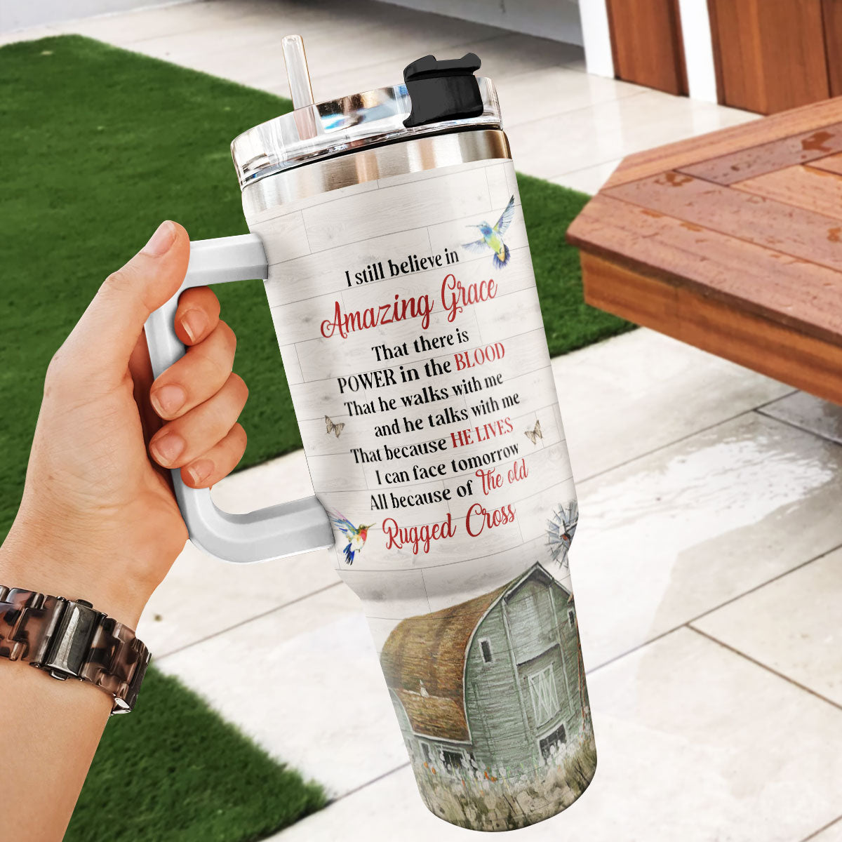 Amazing Grace - Inspirational Christian Tumbler