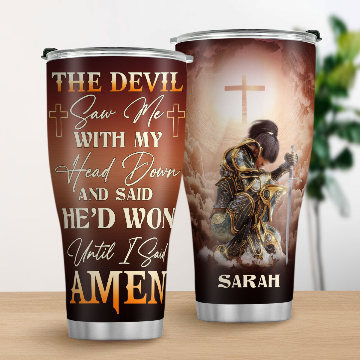 Until I Said Amen - Christian Faith Stainless Steel Tumbler