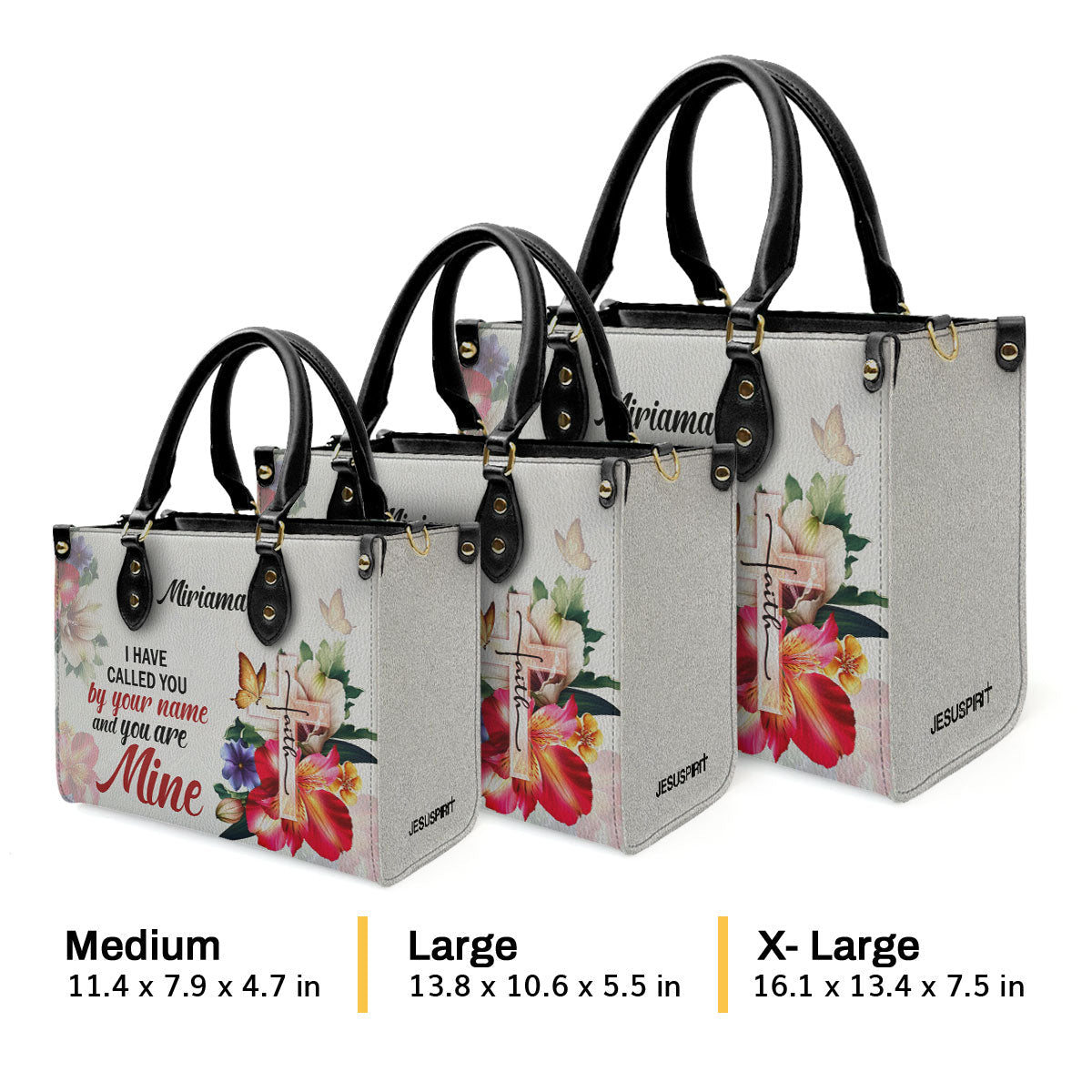 Faith-Inspired - Personalized Leather Handbag GMJSLB200091