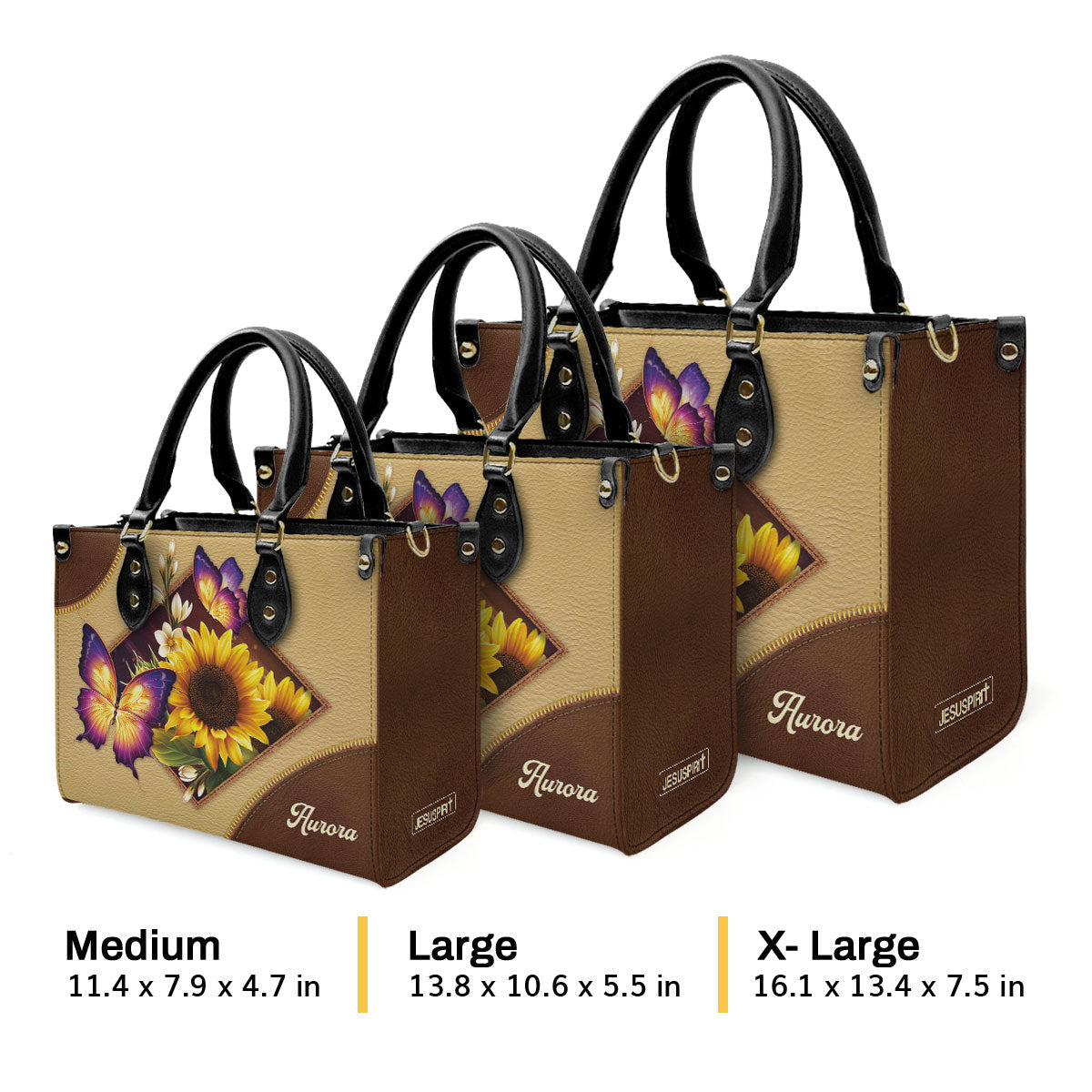 Faith-Inspired - Personalized Leather Handbag GMJSLB200086