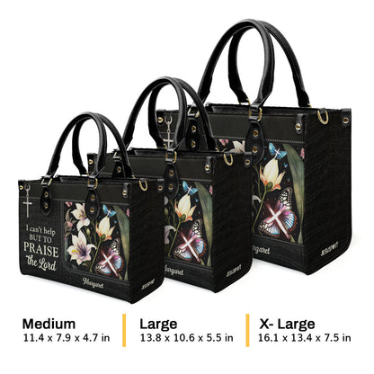 Christian Faith - Personalized Leather Handbag GMJSLB200044