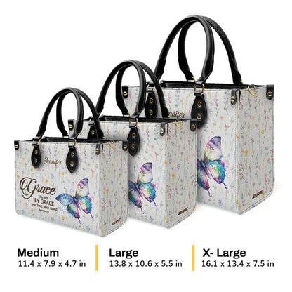 Grace-Inspired - Personalized Leather Handbag GMJSLB200048