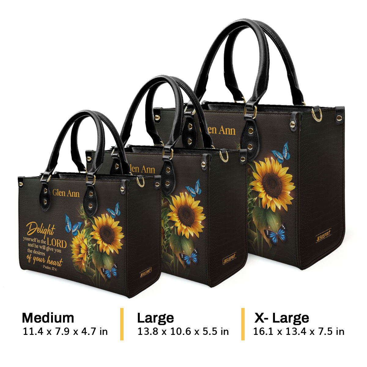 Faith-Inspired - Personalized Leather Handbag GMJSLB200103