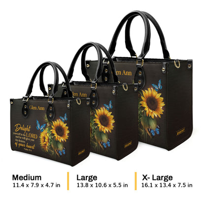 Faith-Inspired - Personalized Leather Handbag GMJSLB200103