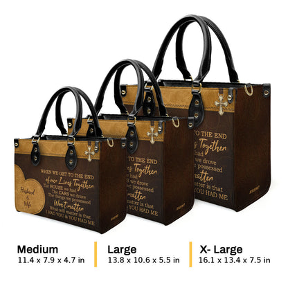 Faith-Inspired - Personalized Leather Handbag GMJSLB200083