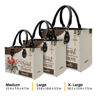 Christian Quote - Personalized Leather Handbag GMJSLB200080