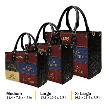 Faith-Inspired - Personalized Leather Handbag GMJSLB200041