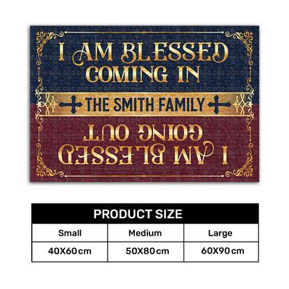 Blessed Coming In - Personalized Doormat