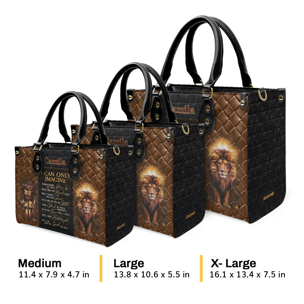 Faith-Inspired - Personalized Leather Handbag GMJSLB200088