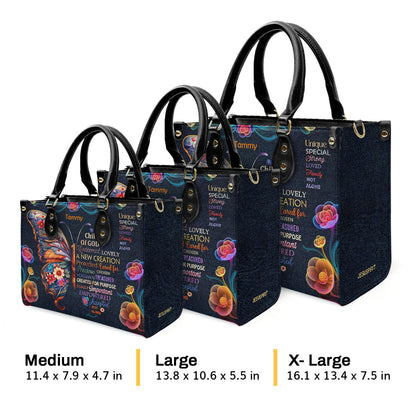 Child Of God - Personalized Leather Handbag GMJSLB200031
