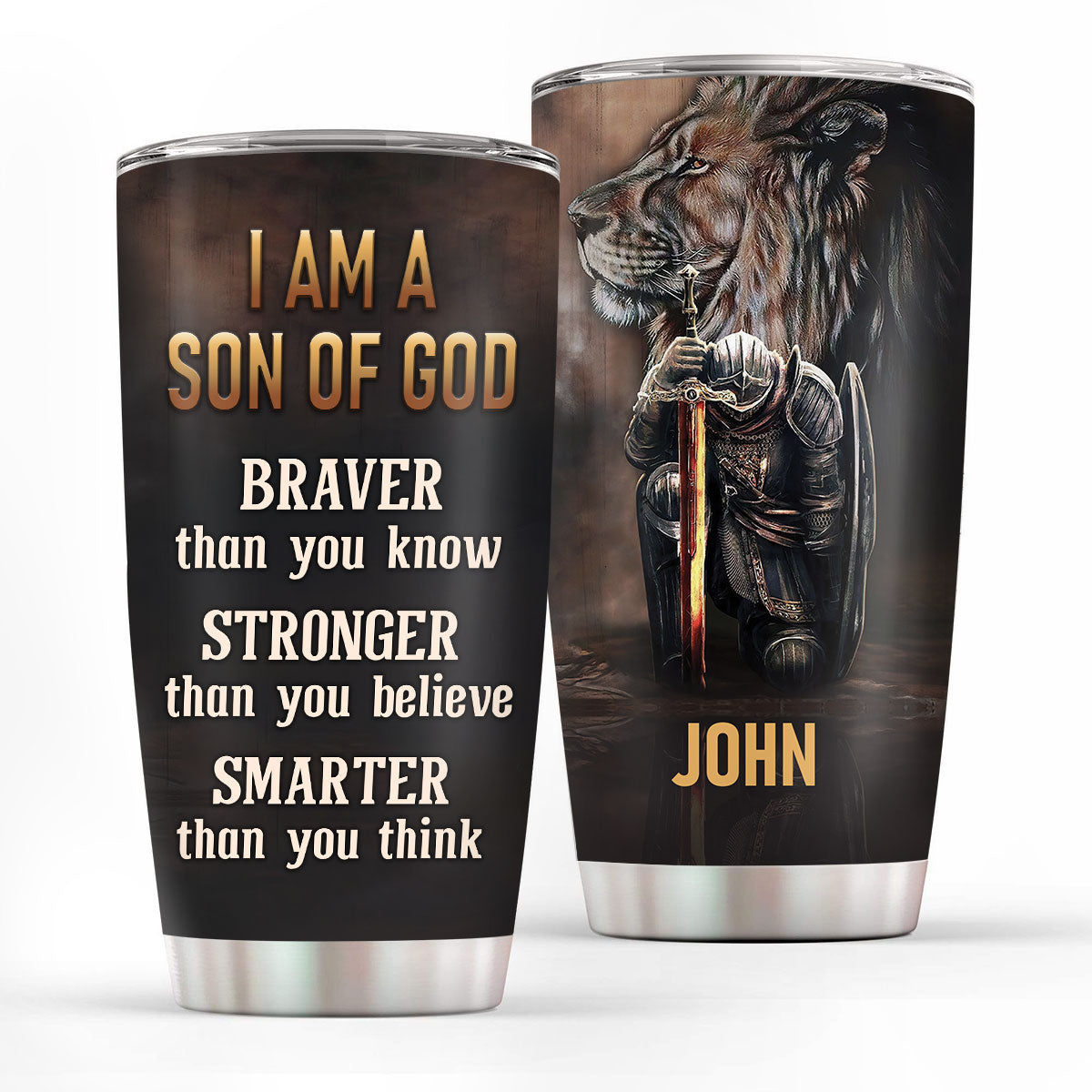 Son Of God - Personalized Stainless Steel Tumbler