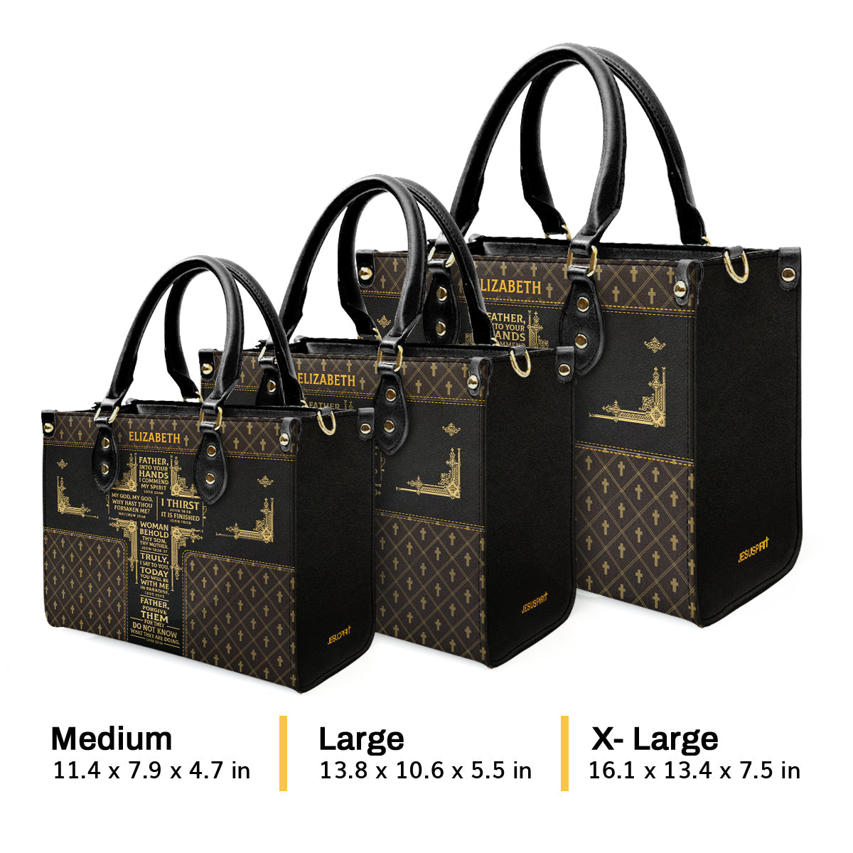 Faith-Inspired - Personalized Leather Handbag GMJSLB200001