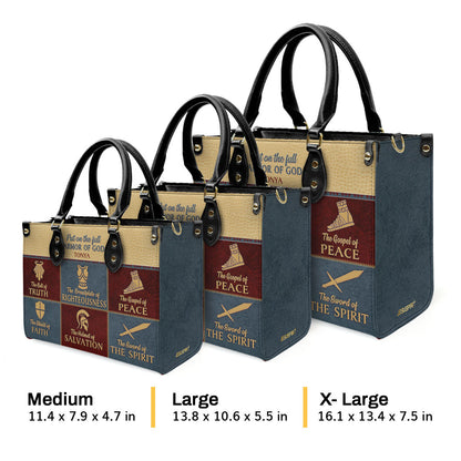 The Belt Of Truth - Personalized Leather Handbag GMJSLB200088