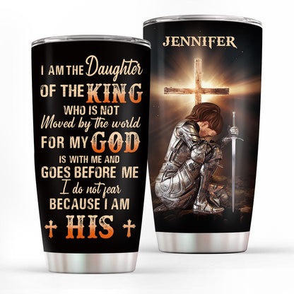 Daughter Of The King - Personalized Stainless Steel Tumbler