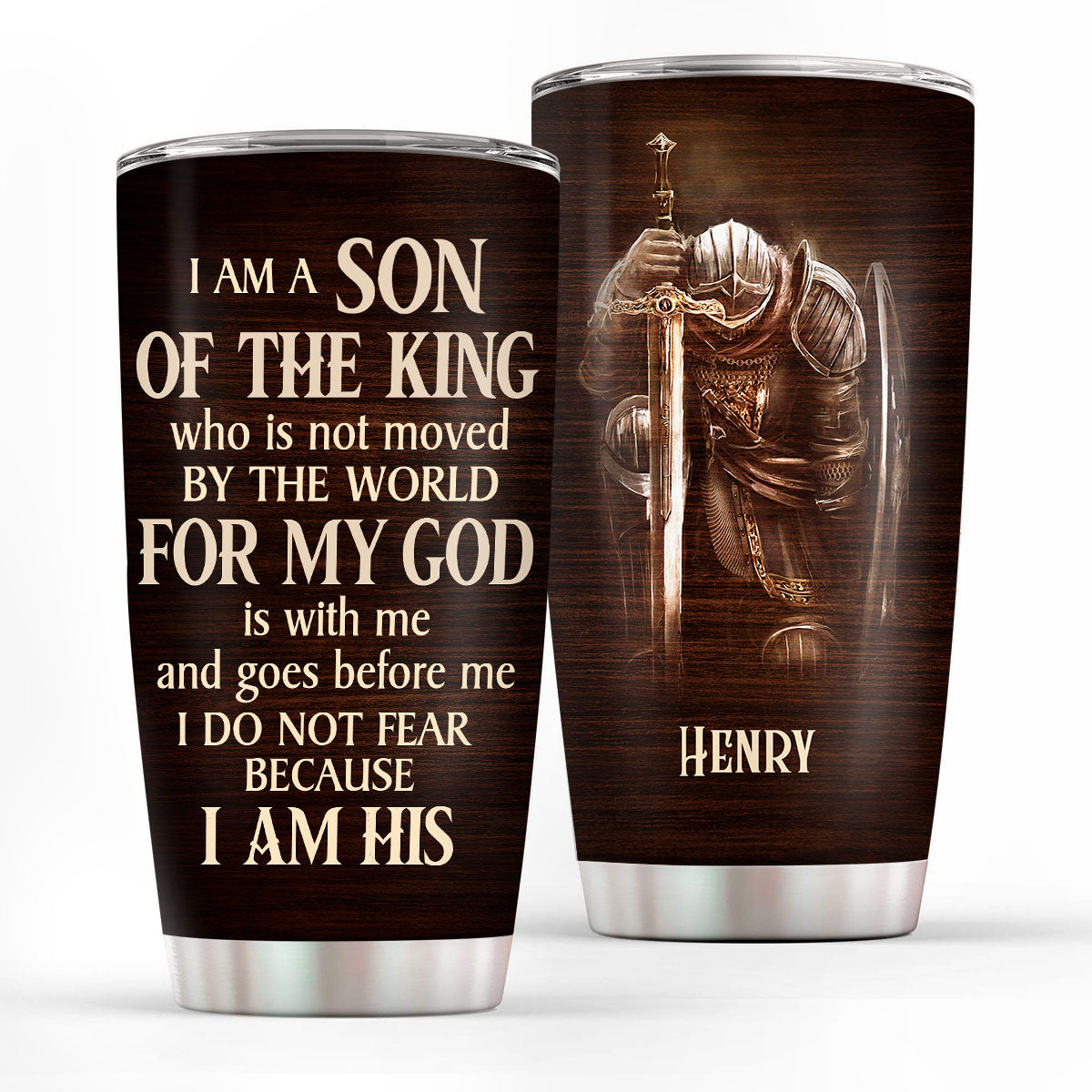 Faith Quote - Personalized Stainless Steel Tumbler