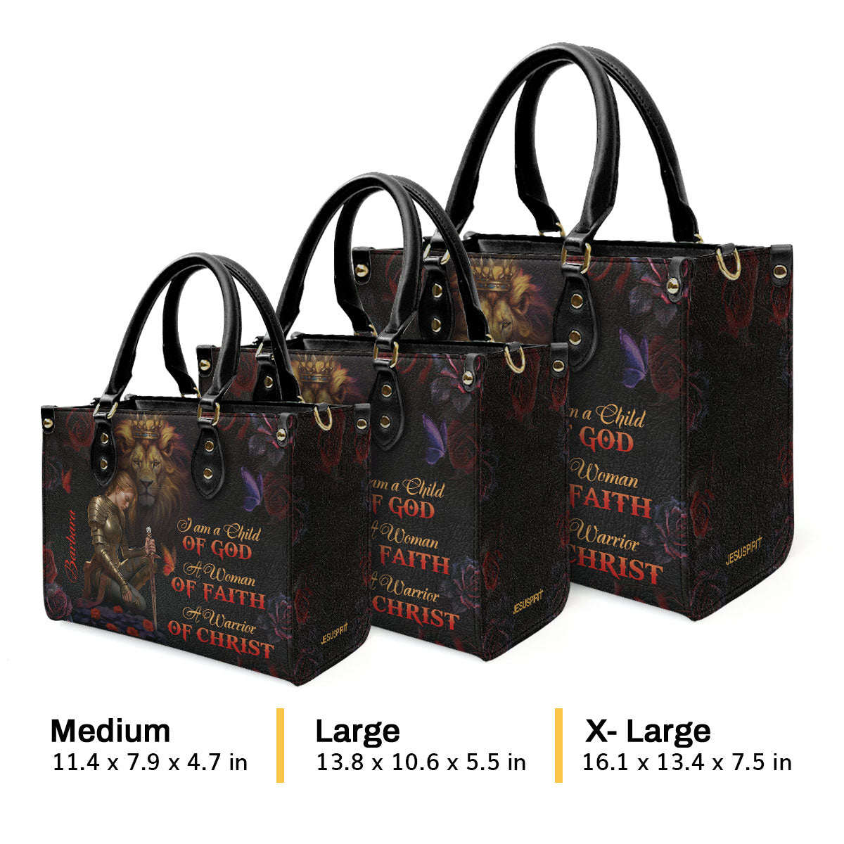 Faith-Inspired - Personalized Leather Handbag GMJSLB200025