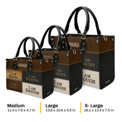 Faith-Inspired - Personalized Leather Handbag GMJSLB200087