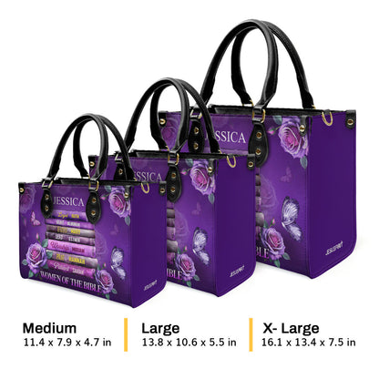 Women of Bible - Personalized Leather Handbag GMJSLB200097
