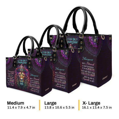 Inspirational Quote - Personalized Leather Handbag GMJSLB200024